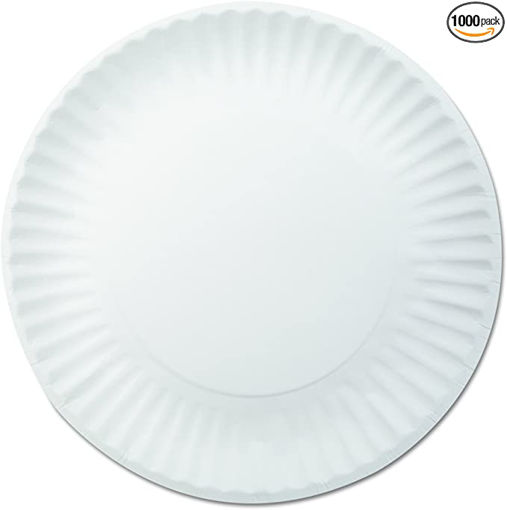 Picture of PAPER PLATES 23CM WHITE